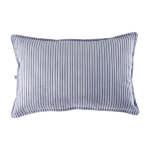 Coussin rectangulaire en velours c�tel� blueberry 55x33cm bolster - wigiwama