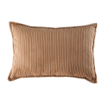 Coussin rectangulaire en velours c�tel� toffee 55x33cm bolster - wigiwama