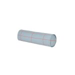 Coussin traversin en coton � carreaux bleu et rouge 50 x 18 x 18 cm vibes - nobodinoz