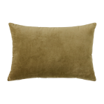 Coussin en velours vert arm�e (60x40cm) - hkliving