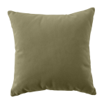 Coussin en velours vert bean - emko