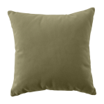 Coussin en velours vert bean - emko