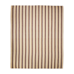 Couvre - lit � rayures vida ch�taigne / cr�me 230x275cm - hkliving