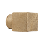 Crochet carr� en laiton massif moul� 2, 5cm - ferm living