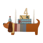 D�coration d'anniversaire en bois multicolore charlie - bloomingville mini