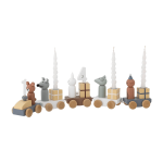 D�coration d'anniversaire train en bois multicolore junaid - bloomingville mini