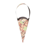 D�coration panier en papier color� � suspendre rouge - ferm living
