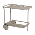 Desserte � roulettes en aluminium dune week end - petite friture