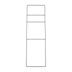 Echelle � serviettes en acier noir 180x55cm estina - metallbude
