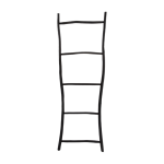 Echelle en teck 165 cm noir tulum - bazar bizar