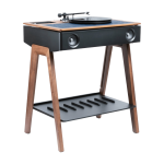Enceinte en noyer et cuir �dition limit�e lx platine supakitch - la boite concept