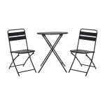 Ensemble table et chaise hdhelo noir - house doctor