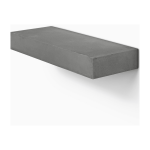 �tag�re en b�ton gris clair xs sliced - lyon b�ton