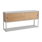 Etag�re en bois et acier gris clair combination 207 - hay