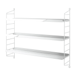 Etag�res en m�tal blanc string pocket - string furniture