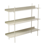Etag�re en m�tal taupe 120x34x104cm sora - home design
