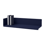 �tag�re murale en acier bleu marine 80 cm sabrina mensola - meme