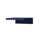 Etag�re murale en acier laqu� bleu mat 20x16x6cm - nobodinoz