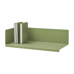 �tag�re murale en acier vert olive 60 cm sabrina mensola - meme