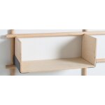 Etag�re murale en bois 50x25x19cm foldin - emko