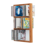Etag�re murale pour cd en ch�ne naturel 32x9, 9x40, 2cm b - cd kompakt - das kleine b