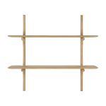 Etag�re murale en ch�ne massif avec finition huil�e 100x35x91cm pi - ethnicraft accessories