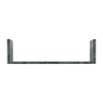 Etag�re murale en marbre vert 50x14cm - house docteur
