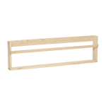 �tag�re murale simple en bois de ch�ne display - h�bsch