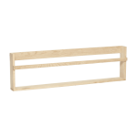�tag�re murale simple en bois de ch�ne display - h�bsch