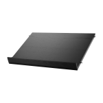 �tag�re plan de travail noire 58x30 cm - string furniture