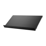 Etag�re plan de travail noire 78x30 cm - string furniture