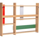 Etag�re porte - revues murale en bois de ch�ne naturel 110x13x80cm arki - h�bsch