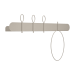 Etag�re et porte - serviettes en m�tal beige balloon 90 - meme design