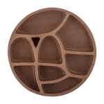 Etag�re ronde en r�sine rouge 45 cm palmer - bloomingville mini