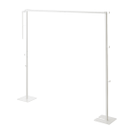 Etendoir d'int�rieur pliable en acier blanc 25x175x160cm - yamazaki