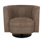 Fauteuil avec accoudoirs en polyester marron flower - dutchbone