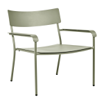 Fauteuil bas en aluminium avec accoudoirs vert august - serax