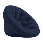 Fauteuil bleu marine nido - karup design