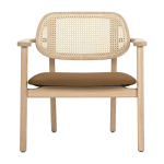 Fauteuil en ch�ne naturel et cannage titus - vincent sheppard