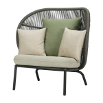 Fauteuil cocoon avec set de coussins almond kodo - vincent sheppard