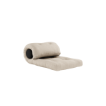 Fauteuil convertible beige avec coussin gris fonc� 70x120x40cm wrap - karup design