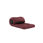 Fauteuil convertible bordeaux avec coussin gris fonc� 70x120x40cm wrap - karup design