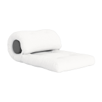 Fauteuil convertible d'ext�rieur en acrylique dralon blanc 70x40cm wrap out - karup design