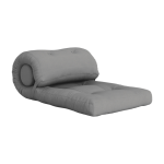 Fauteuil convertible d'ext�rieur en acrylique dralon gris fonc� 70x40cm wrap out - karup design