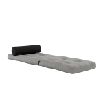 Fauteuil convertible gris avec coussin gris fonc� 70x120x40cm wrap - karup design