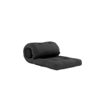 Fauteuil convertible gris fonc� avec coussin gris fonc� 70x120x40cm wrap - karup design