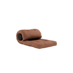 Fauteuil convertible marron clair avec coussin gris fonc� 70x120x40cm wrap - karup design