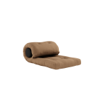 Fauteuil convertible mocca avec coussin gris fonc� 70x120x40cm wrap - karup design