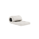 Fauteuil convertible natural avec coussin gris fonc� 70x120x40cm wrap - karup design