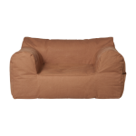 Fauteuil en coton biologique marron 80x48cm billow - ferm living